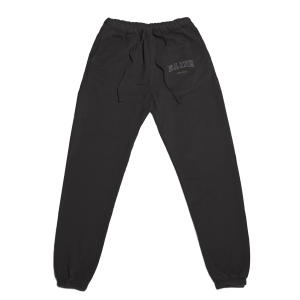 Varsity Logo Sweatpants in Onyx. 3X