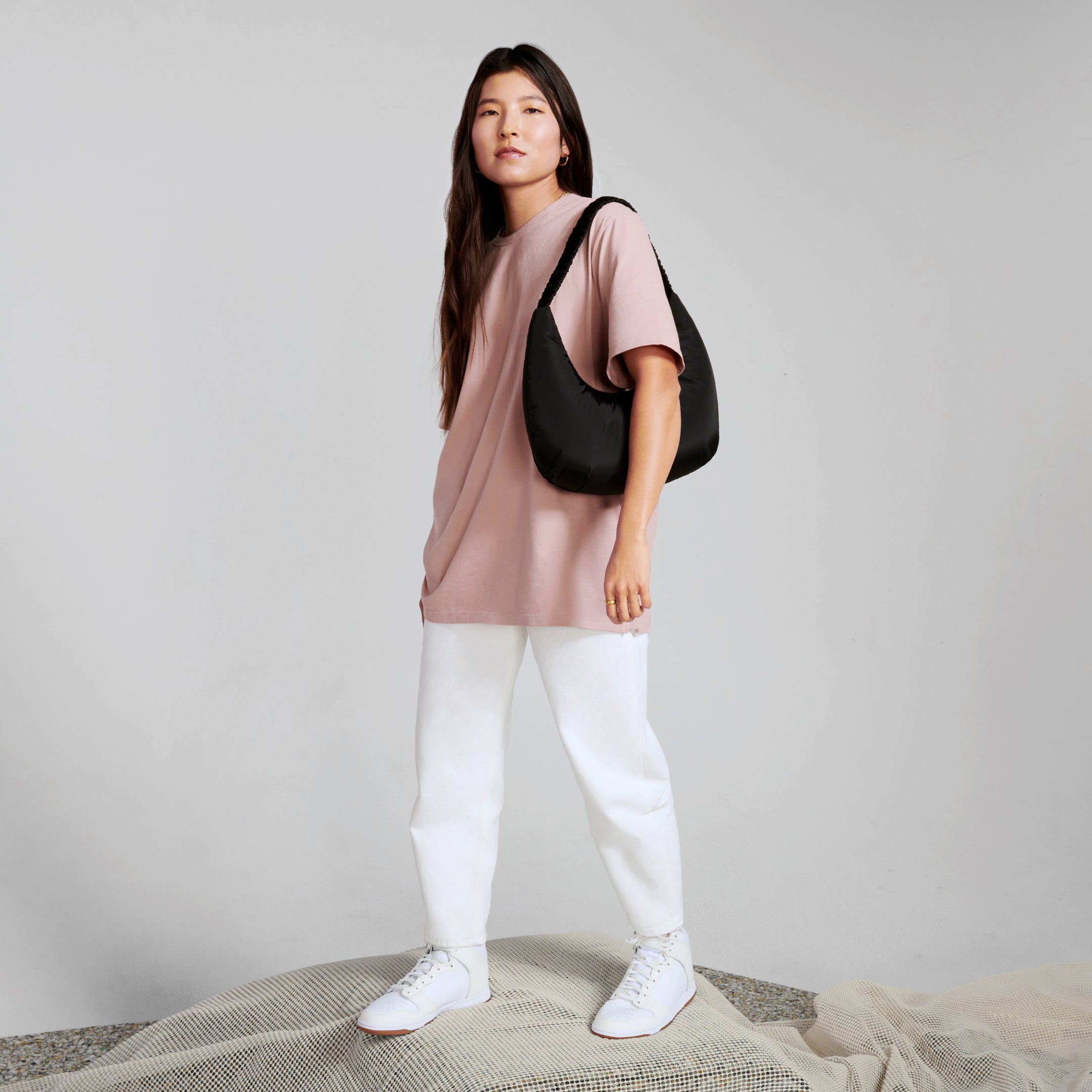 Rider Shoulder Bag in Onyx - Image 5