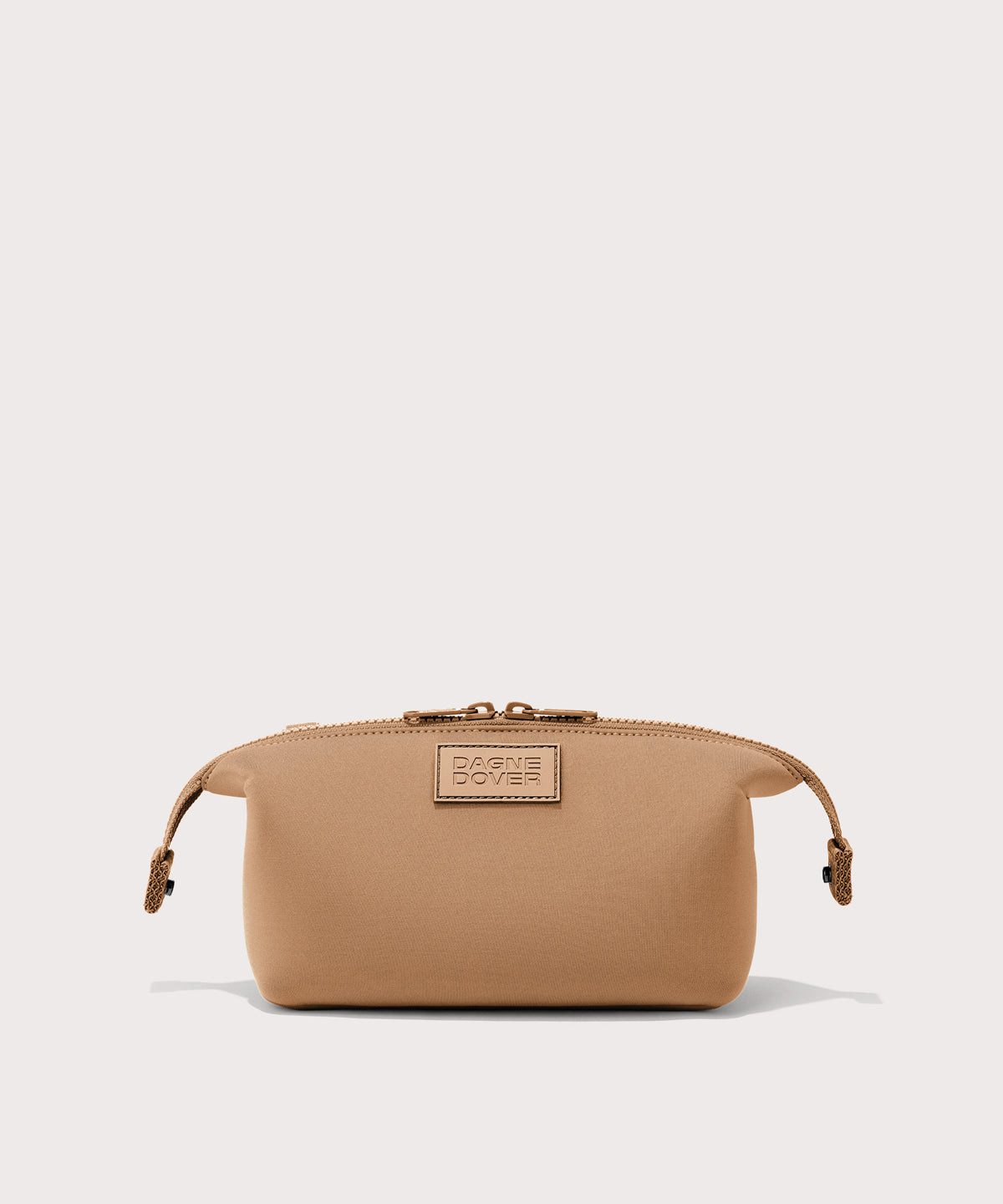 Hunter Toiletry Bag in Camel. Small - Image 6