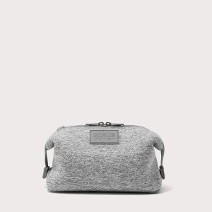 Hunter Toiletry Bag in Heather Grey. Large