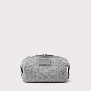 Hunter Toiletry Bag in Heather Grey. Small
