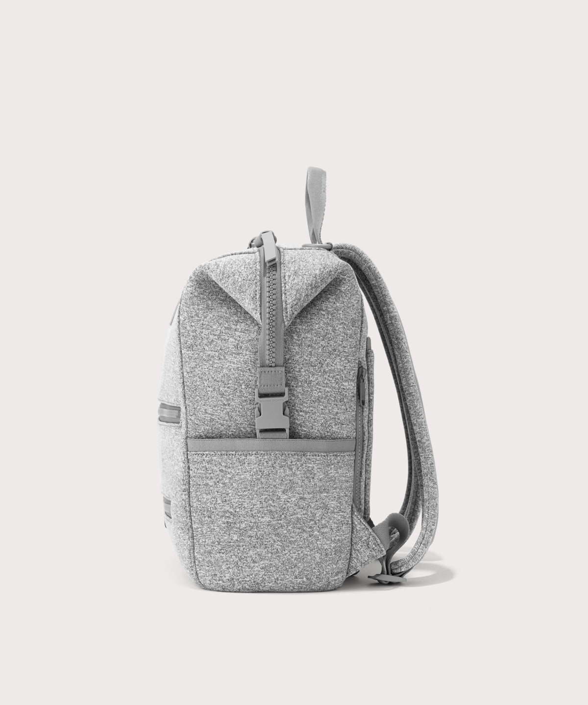 Indi Diaper Backpack in Heather Grey. Medium - Image 5