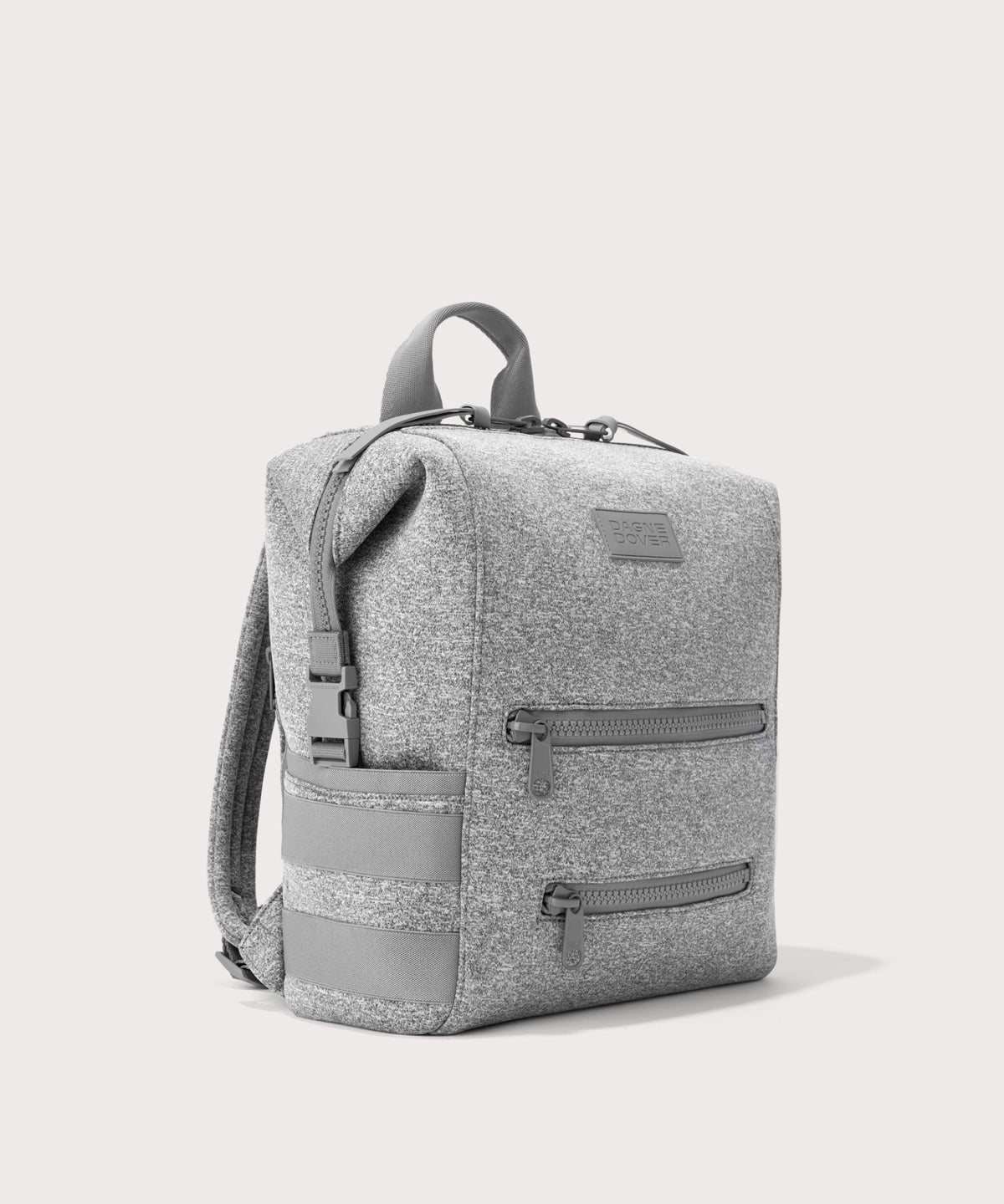 Indi Diaper Backpack in Heather Grey. Medium - Image 3