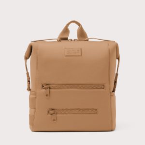 Indi Diaper Backpack in Camel. Large