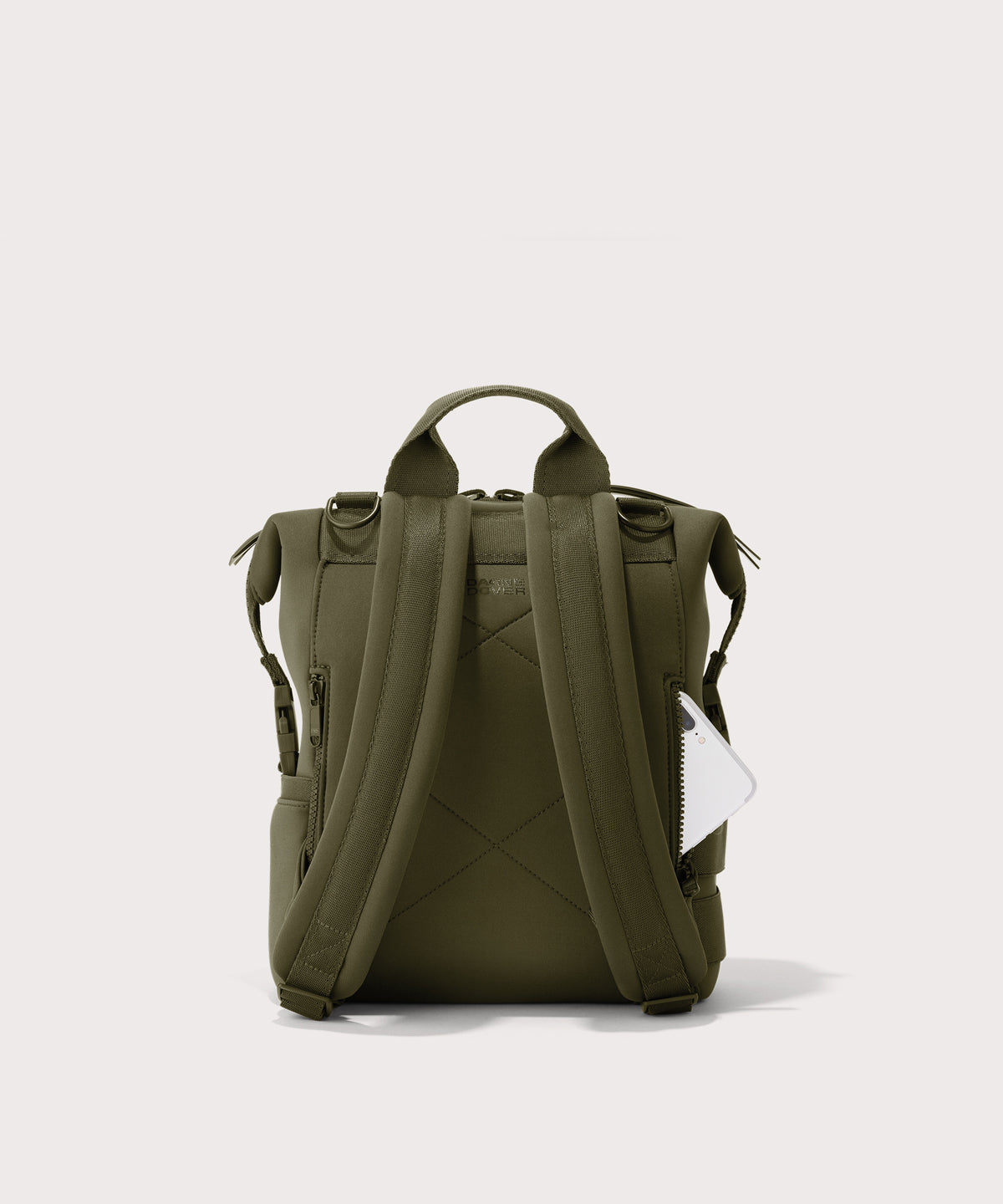 Indi Diaper Backpack in Dark Moss. Small - Image 4