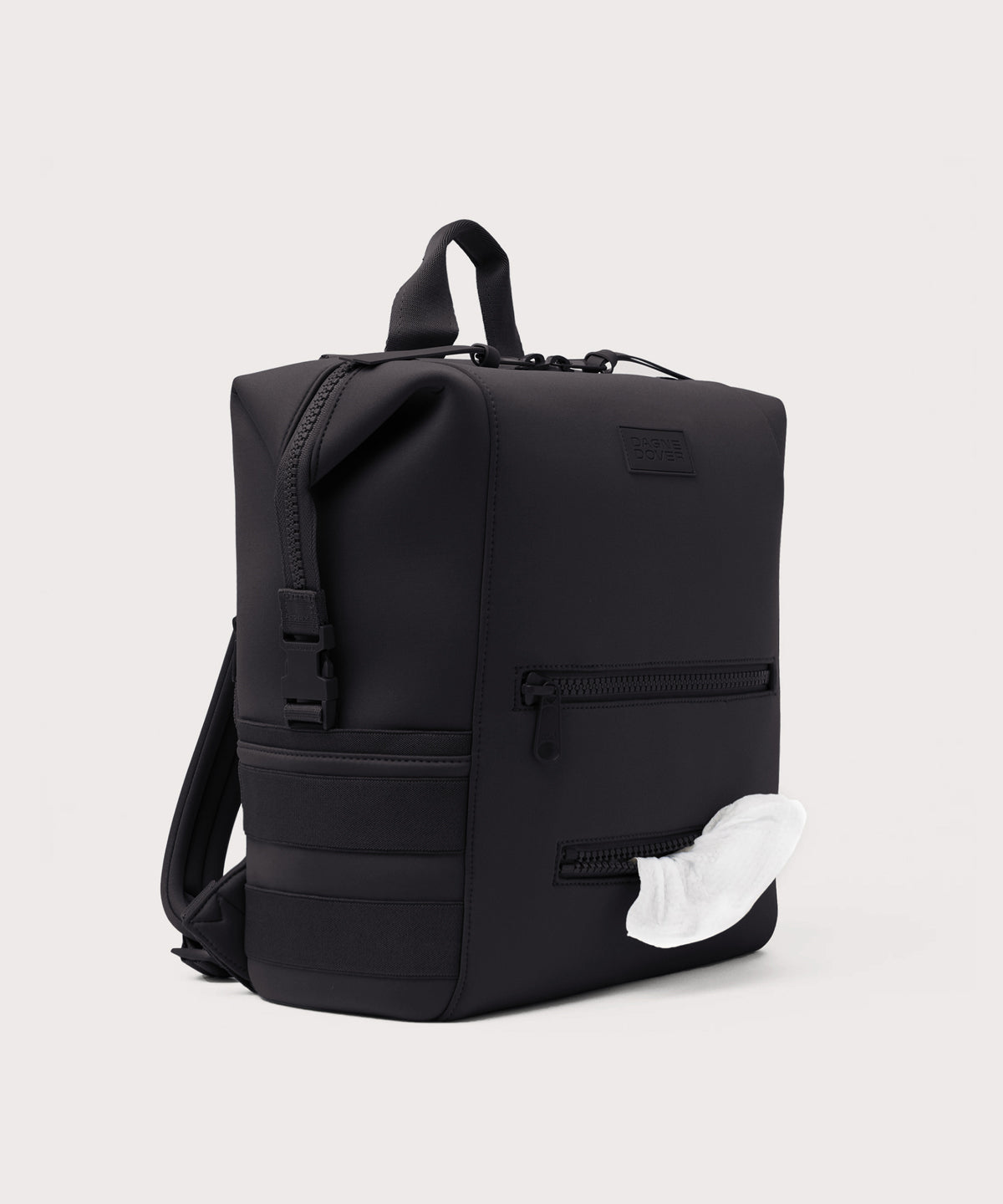 Indi Diaper Backpack in Onyx. Large - Image 6