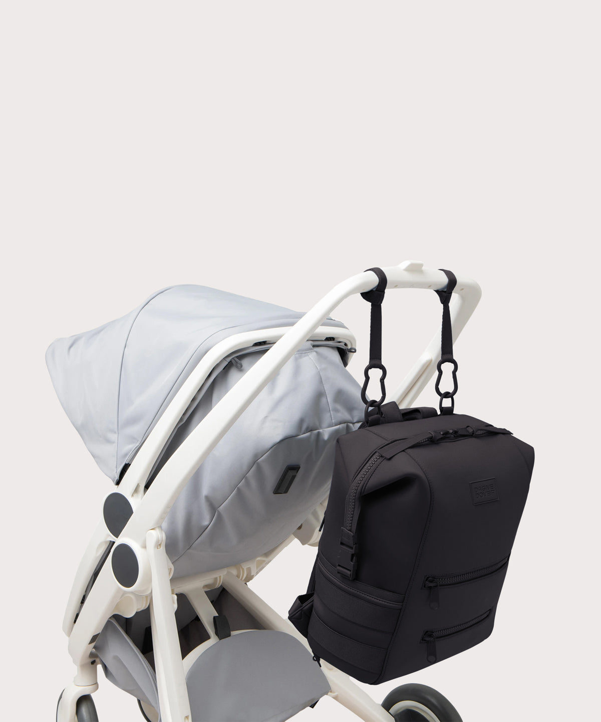 Indi Diaper Backpack in Onyx. Large - Image 7