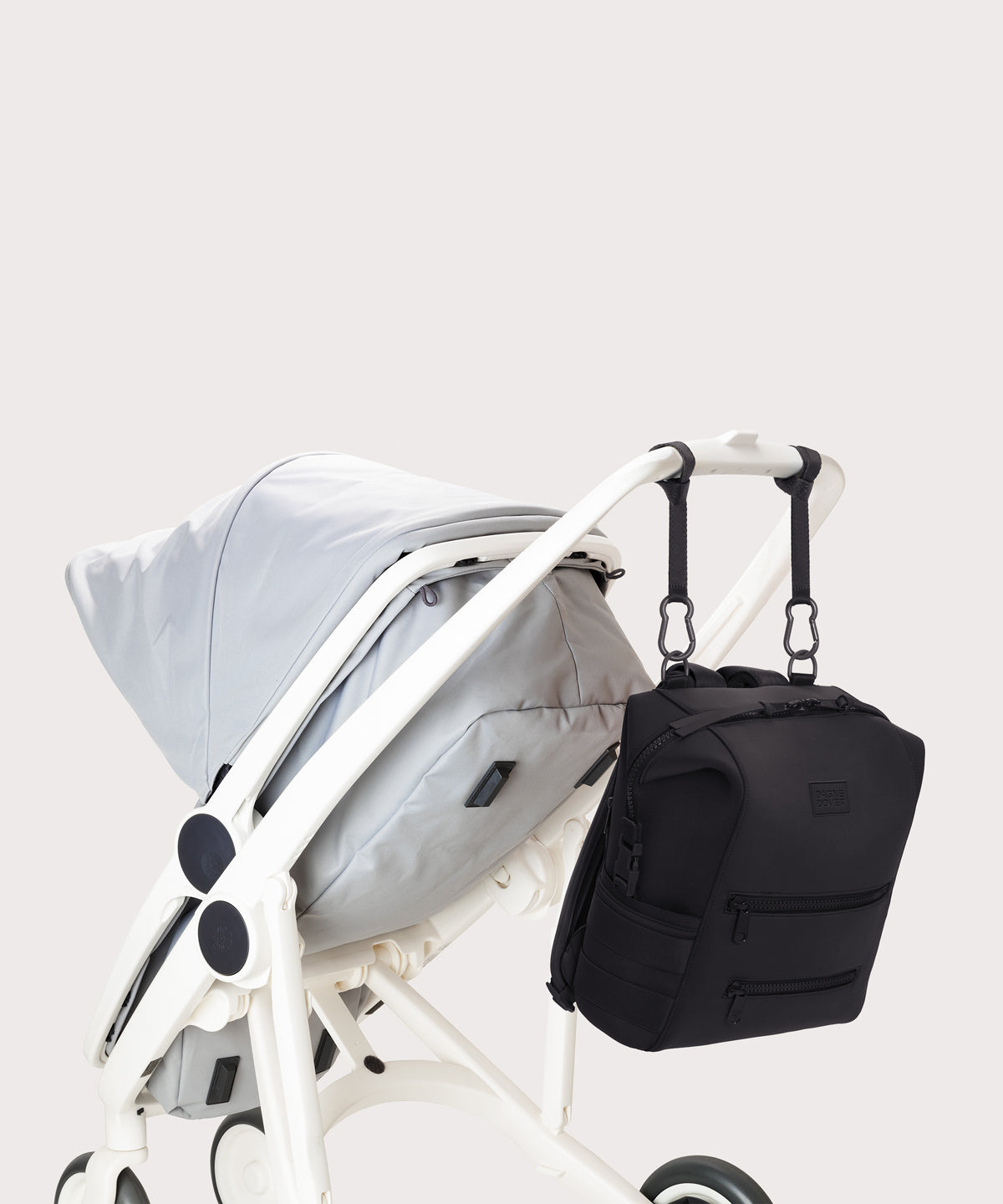Indi Diaper Backpack in Onyx. Medium - Image 7