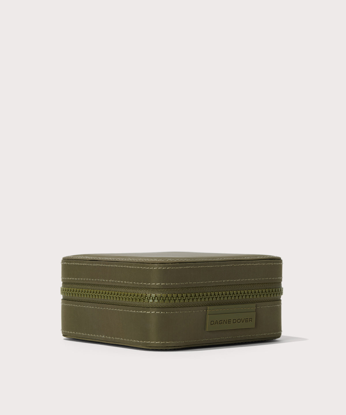 Frankie Jewelry Case in Dark Moss. Large - Image 6