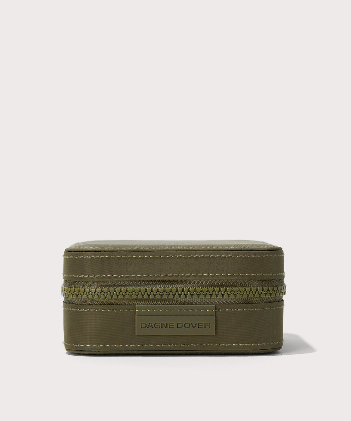 Frankie Jewelry Case in Dark Moss. Large - Image 5
