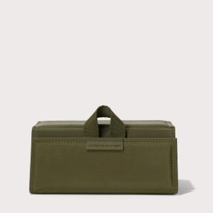 Remi Glasses Case in Dark Moss