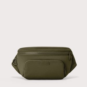 Jax Large Fanny Pack in Dark Moss