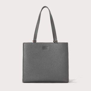 Allyn Tote in Graphite. Medium
