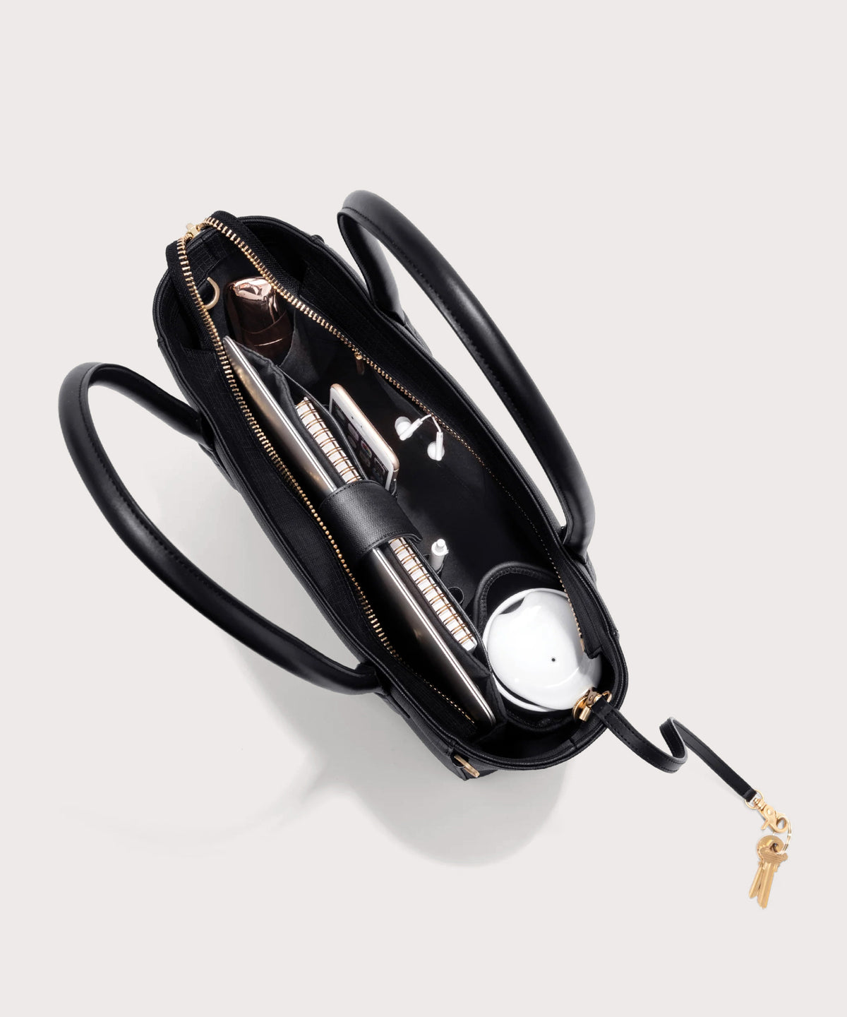 Signature Tote in Onyx. Classic - Image 2