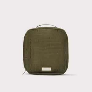 Roma Packing Cube in Dark Moss Air Mesh. Large