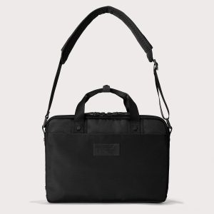 Oslo Slim Laptop Bag in Onyx