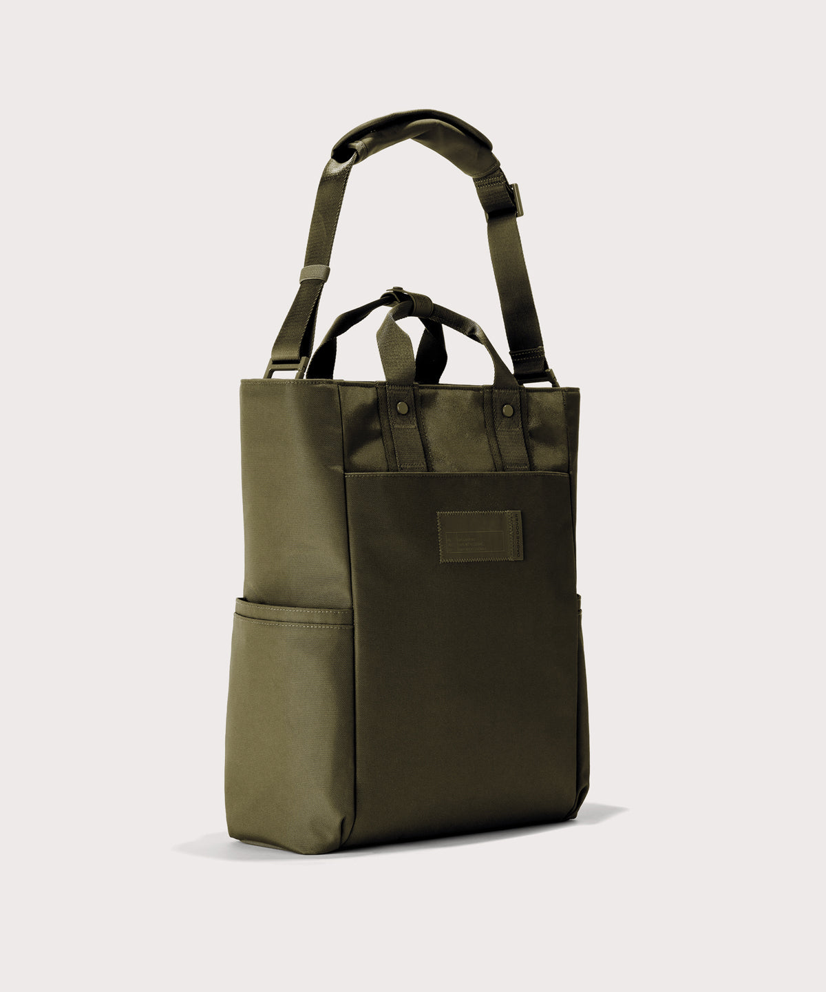Petra Convertible Tote in Dark Moss - Image 3