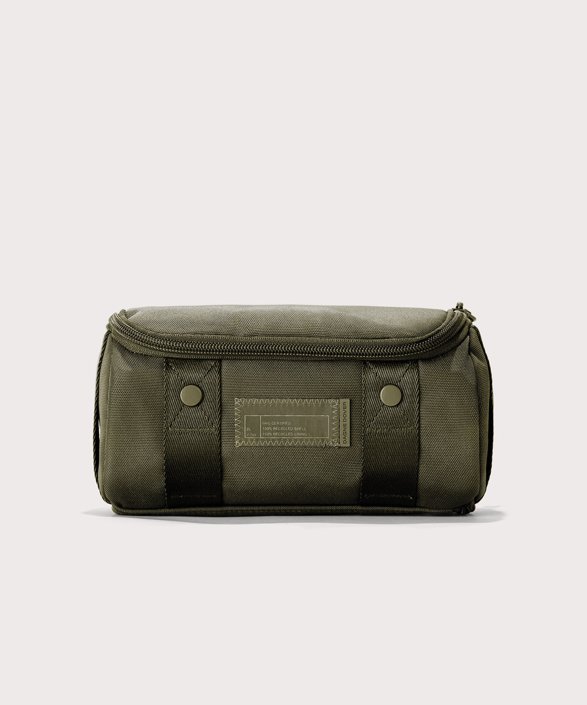 Seoul Dopp Kit in Dark Moss. Small